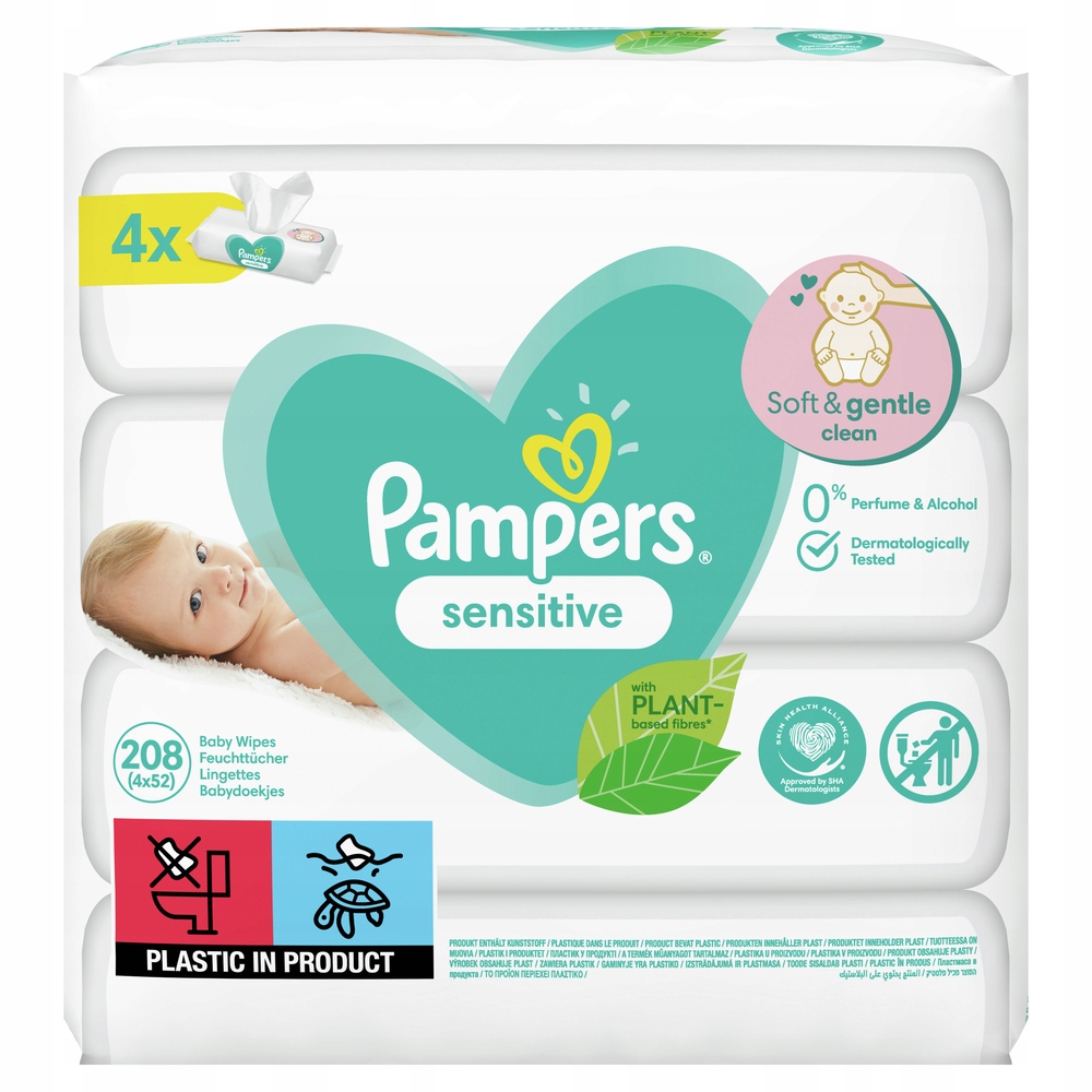 pampers sensitive chustecz allegro