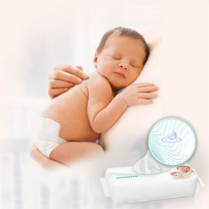 pampers sensitive chusteczki 56 sztuk