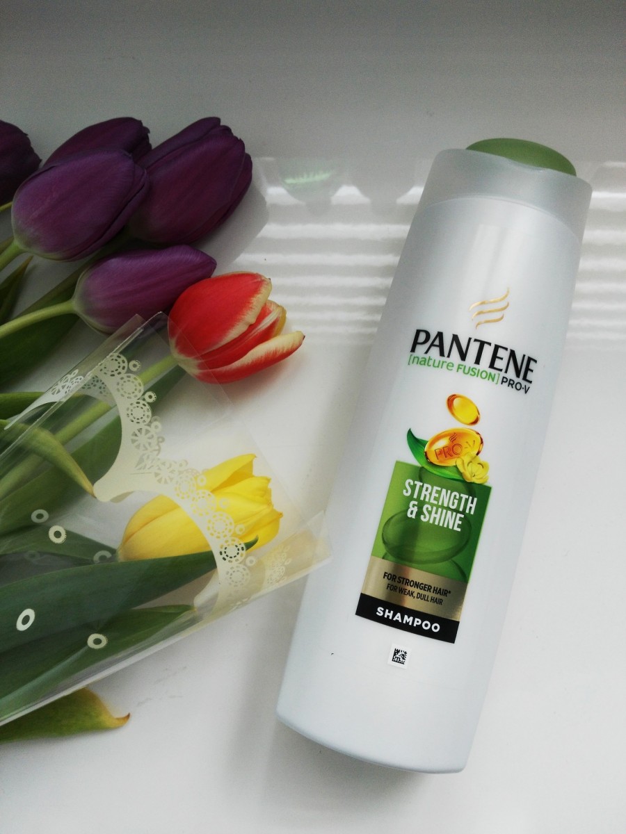 pantene strength and shine szampon