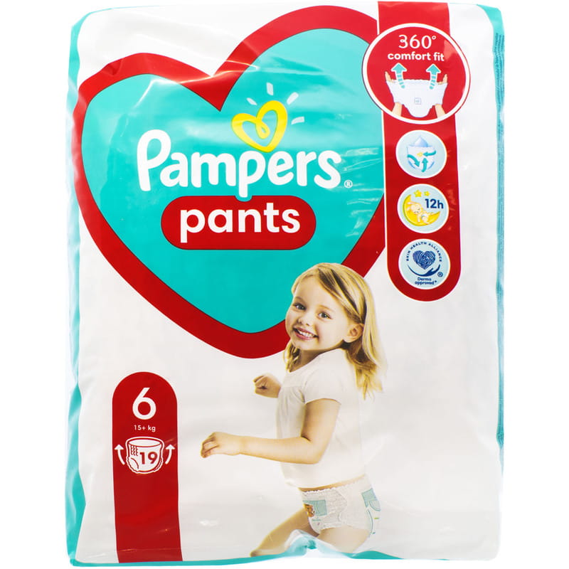 pants pampers 6 ile kg