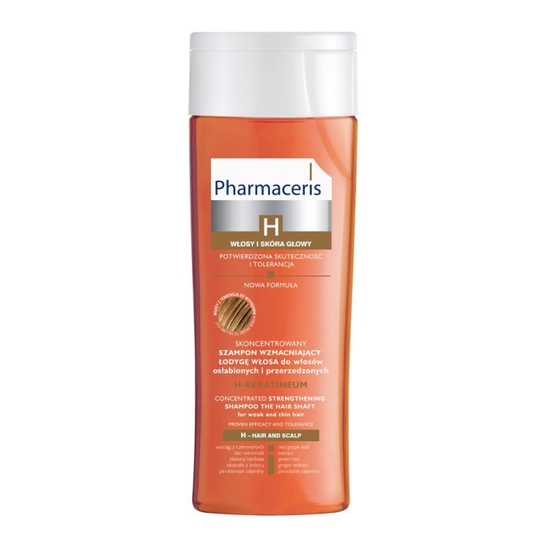 pharmaceris h keratineum szampon wzmacniający do włosów osłabionych