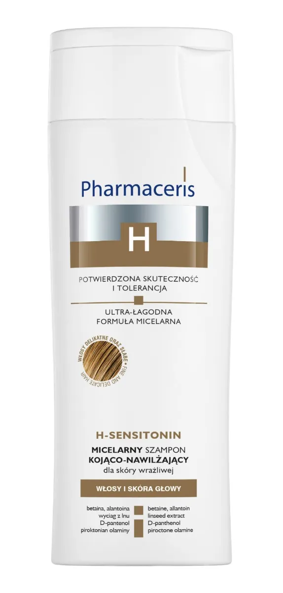 pharmaceris h sensitonin szampon micelarny kojąco-nawilżający do skóry wrażliwej