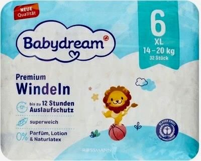 pieluchy babydream 6 plus