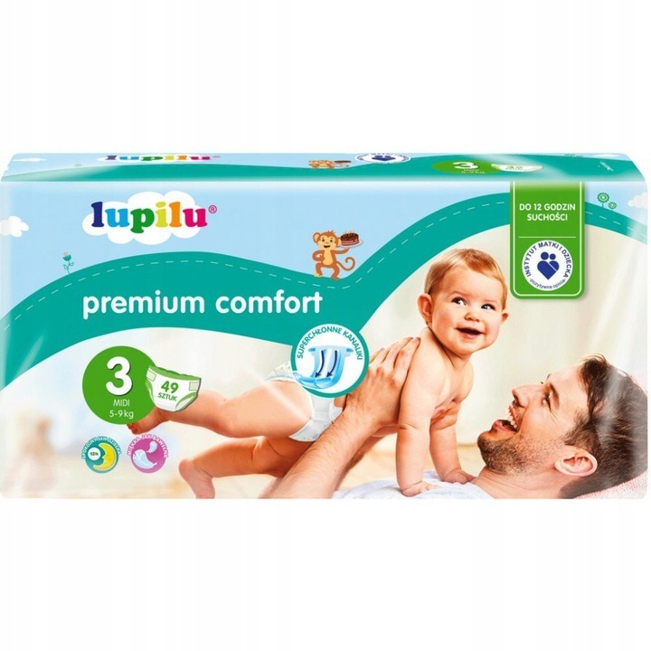 pieluchy lupilu 3 premium comfort 5-9kg