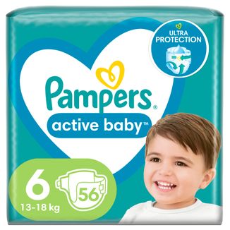 pieluchy pampers 6 56sztuk