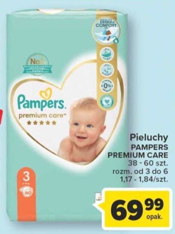 pieluchy pampers w carrefour promocja