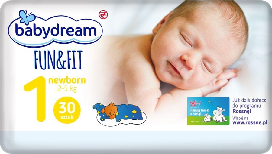 pieluchy rossmann babydream 1 cena