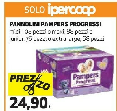 prezzo pannolini pampers coop