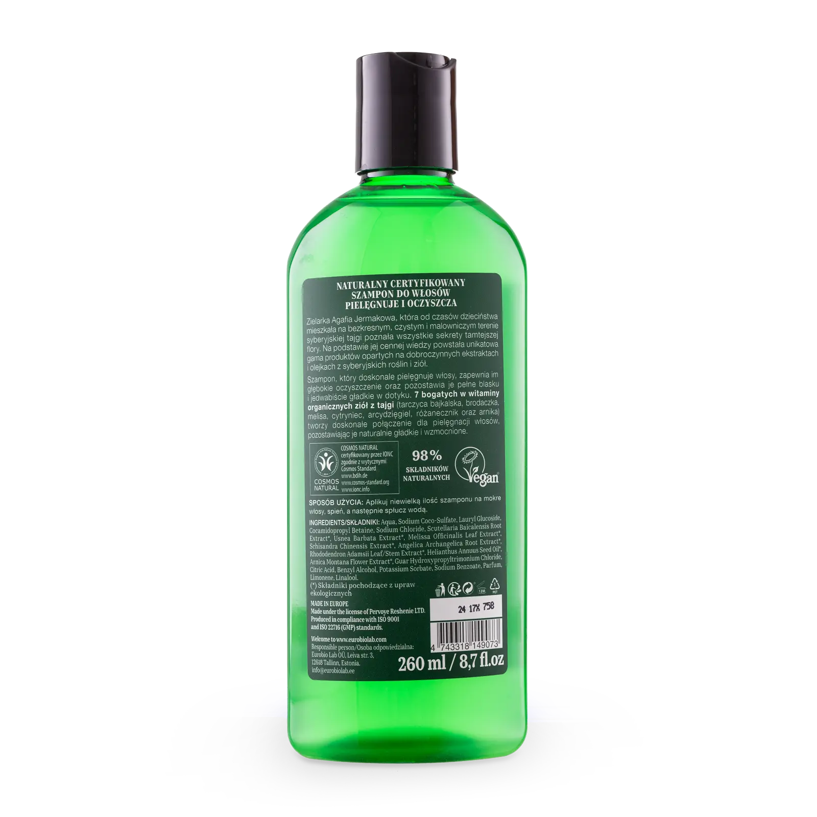 receptury babuszki agafii szampon do włosów objętość i blask