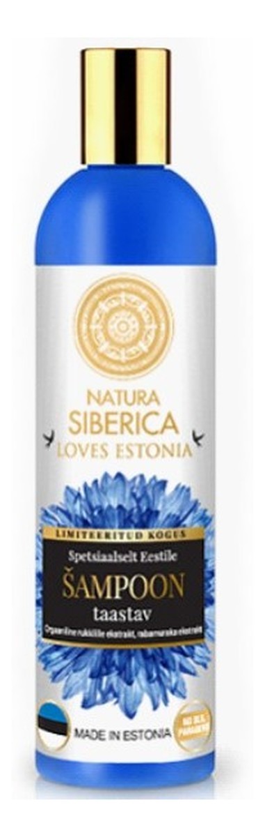 regenerujący szampon do włosów natura siberica loves estonia
