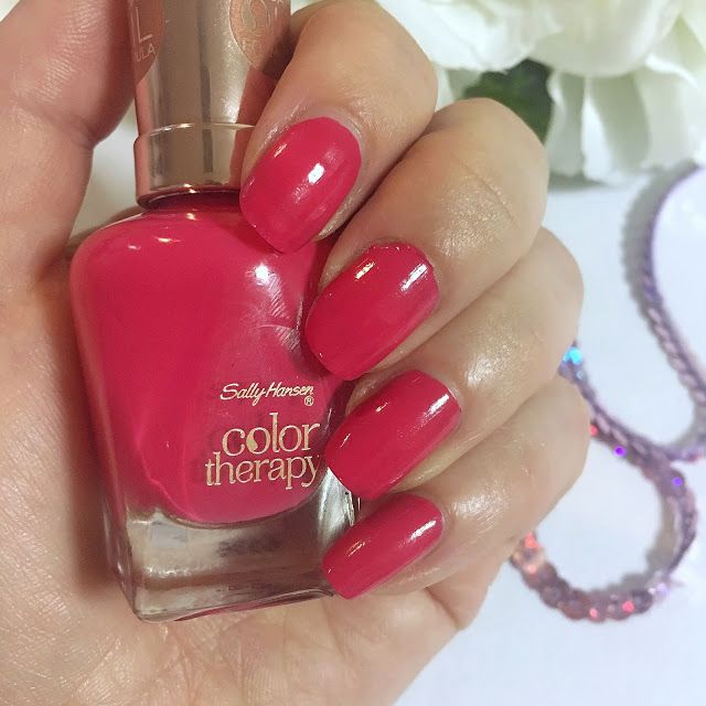 sally hansen color therapy pampered pink