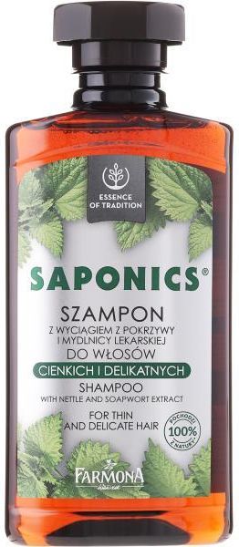 saponics szampon z pokrzywą i mydlnicą lekarską