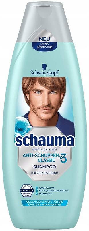 schauma szampon włosów męski antyłupież niemiecki opinie