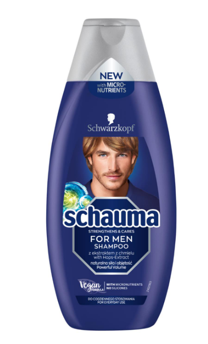 schauma szampon włosów męski antyłupież niemiecki