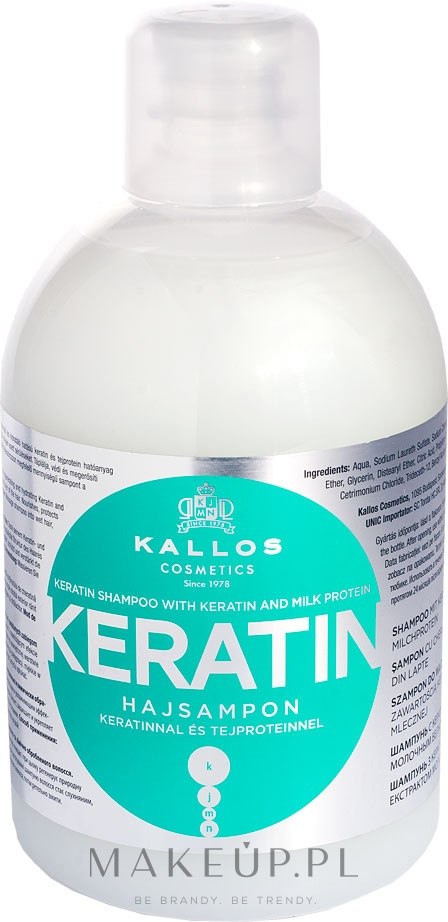 skład kallos kjmn szampon do włosów keratin