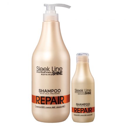 sleek line repair shine szampon