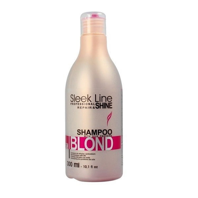 sleek line szampon różowy efekty