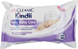 sroka o chusteczki nawilżane cleanic kindii new baby care