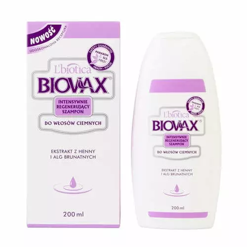 szampon biovax do włosów ciemnych