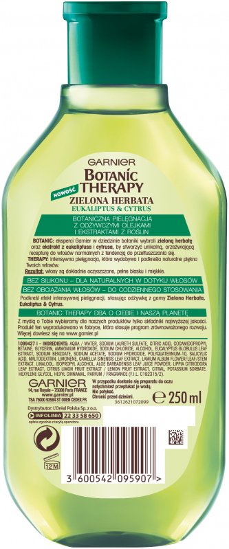 szampon botanic therapy skład
