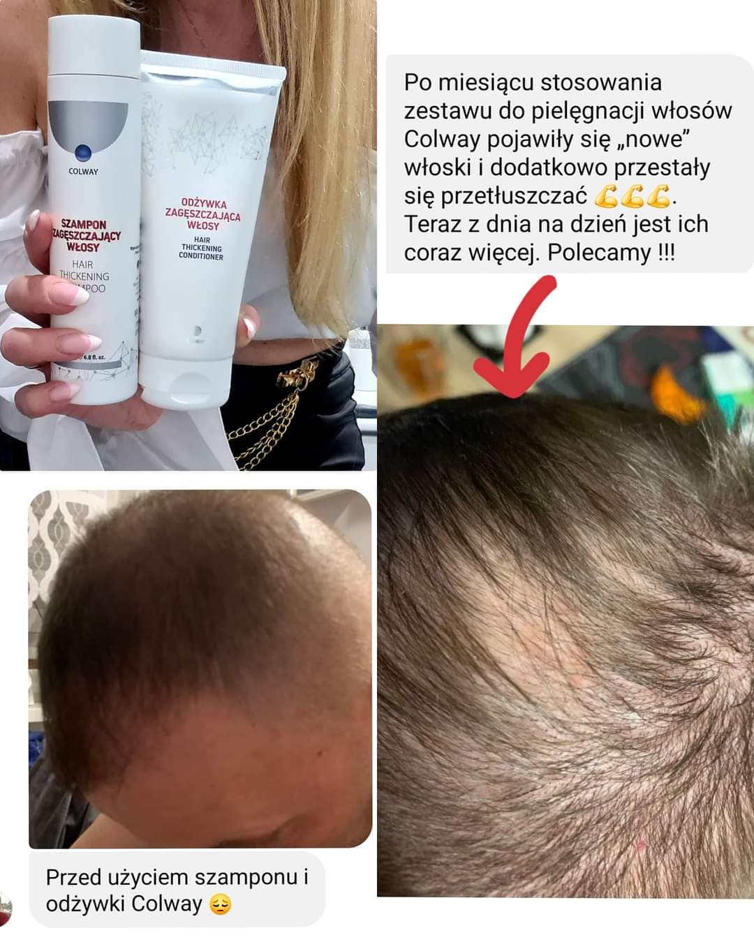 szampon colway zagęszczający włosy opinie