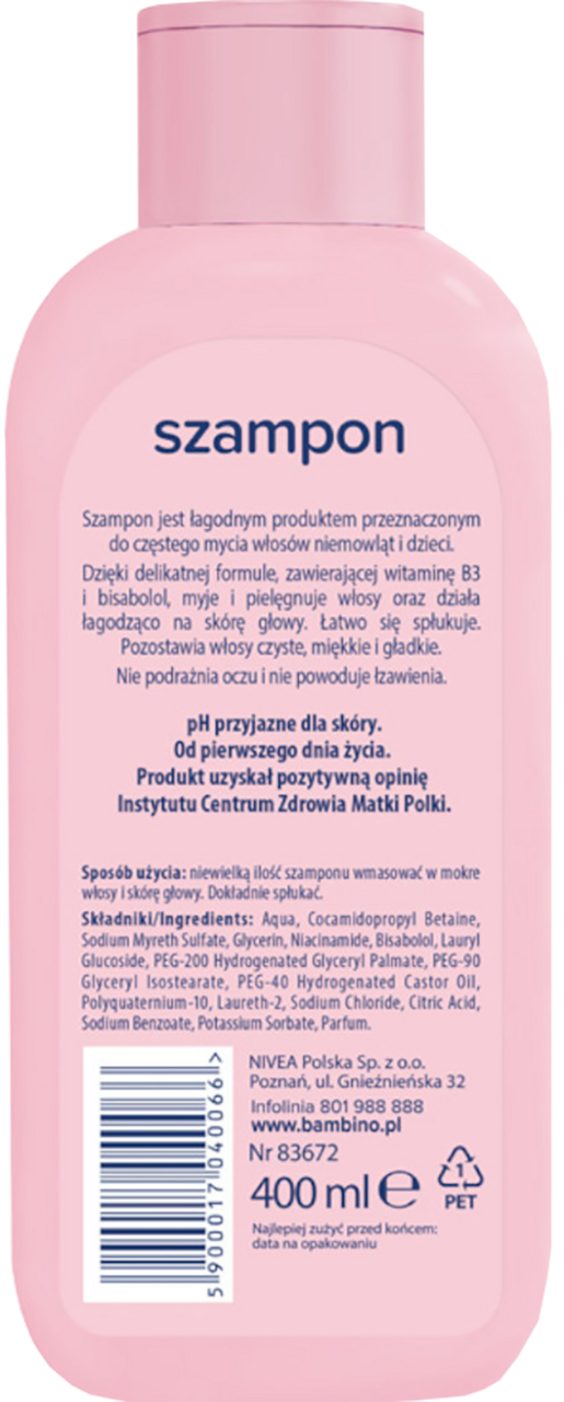 szampon dla dzieci rossmann zmieniony skład