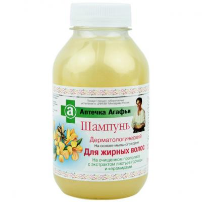 szampon do włosów tłustych 300 ml apteczka babci agafii