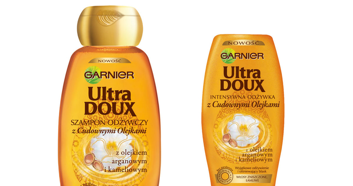 szampon garnier ultra doux z cudownymi olejkami