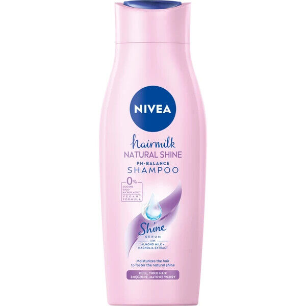 szampon hairmilk nivea shine