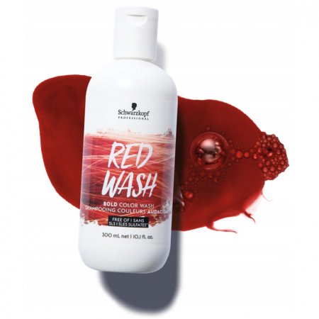 szampon koloryzujacy biały z czerwona nakretka