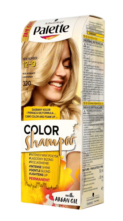 szampon koloryzujący rozjaśniający włosy