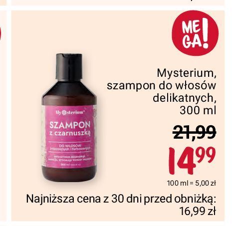szampon mysterium z czarnuszki