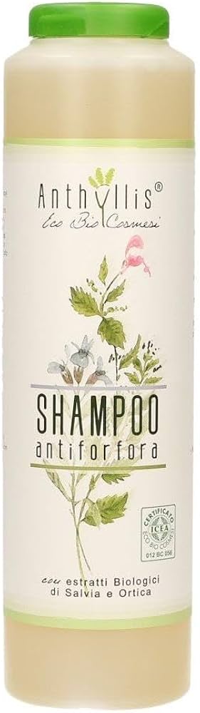 szampon przeciwłupieżowy bardzo delikatny certyfikowany eco bio 250 ml anthyllis