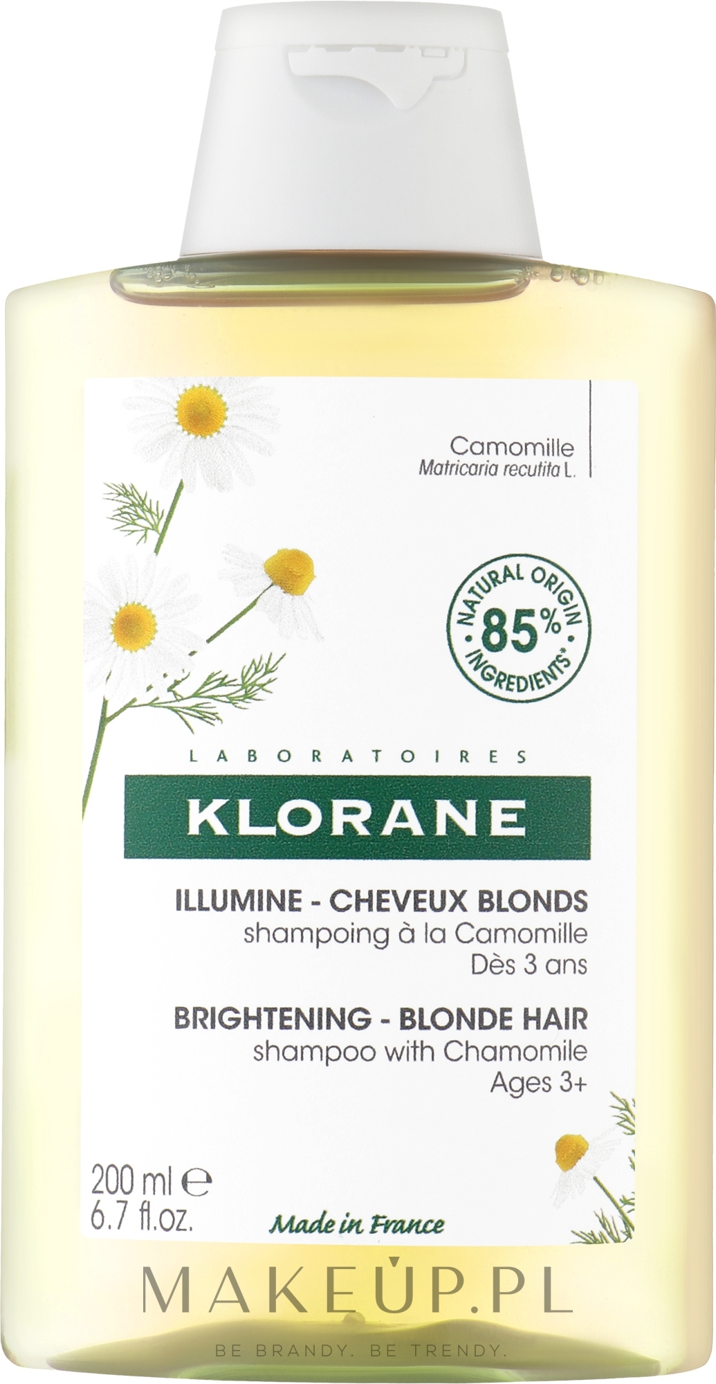 szampon rozjaśniający dla blondynek klorane
