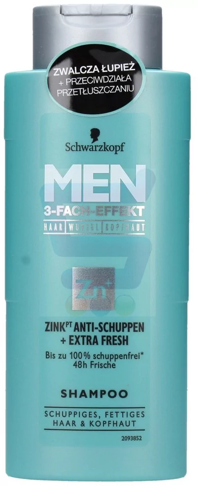szampon schwarzkopf men do włosów przetłuszczających