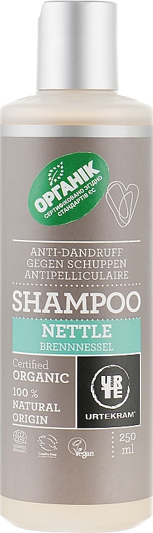 urtekram szampon z pokrzywą przeciwłupieżowy