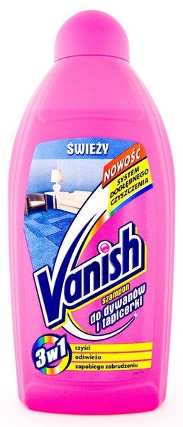 vanish szampon do dywanów i tapicerki opinie
