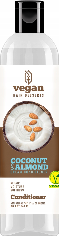 vegan hair dessertscoconut & almond cream szampon do włosów