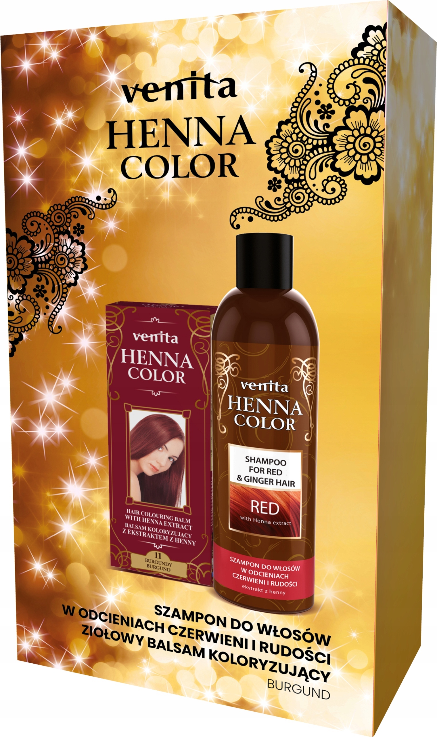 venita red szampon henna color sklad