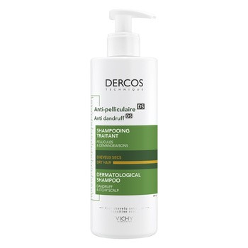 vichy dercos szampon przeciwłupieżowy suche 390 ml