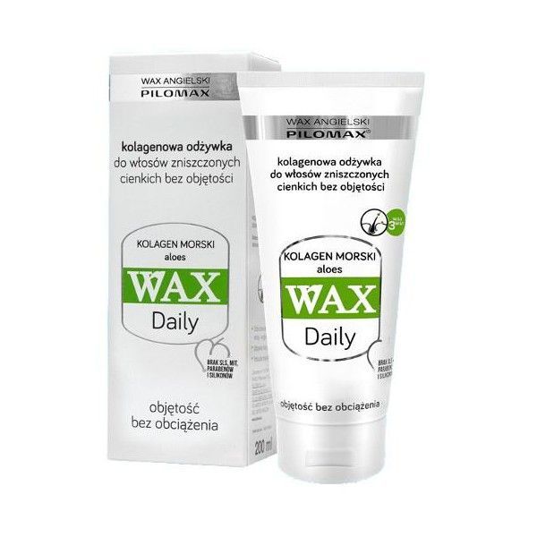 wax pilomax daily szampon do włosów cienkich bez objętości 200ml