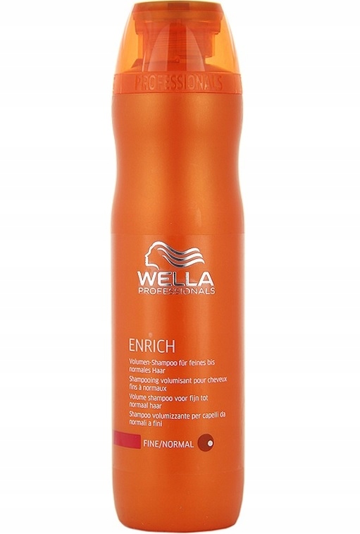 wella enrich szampon nawilżający 250 ml cienkie