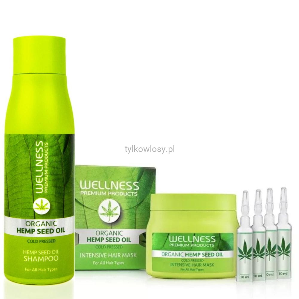wellness premium products szampon z olejem konopnym 500ml cena