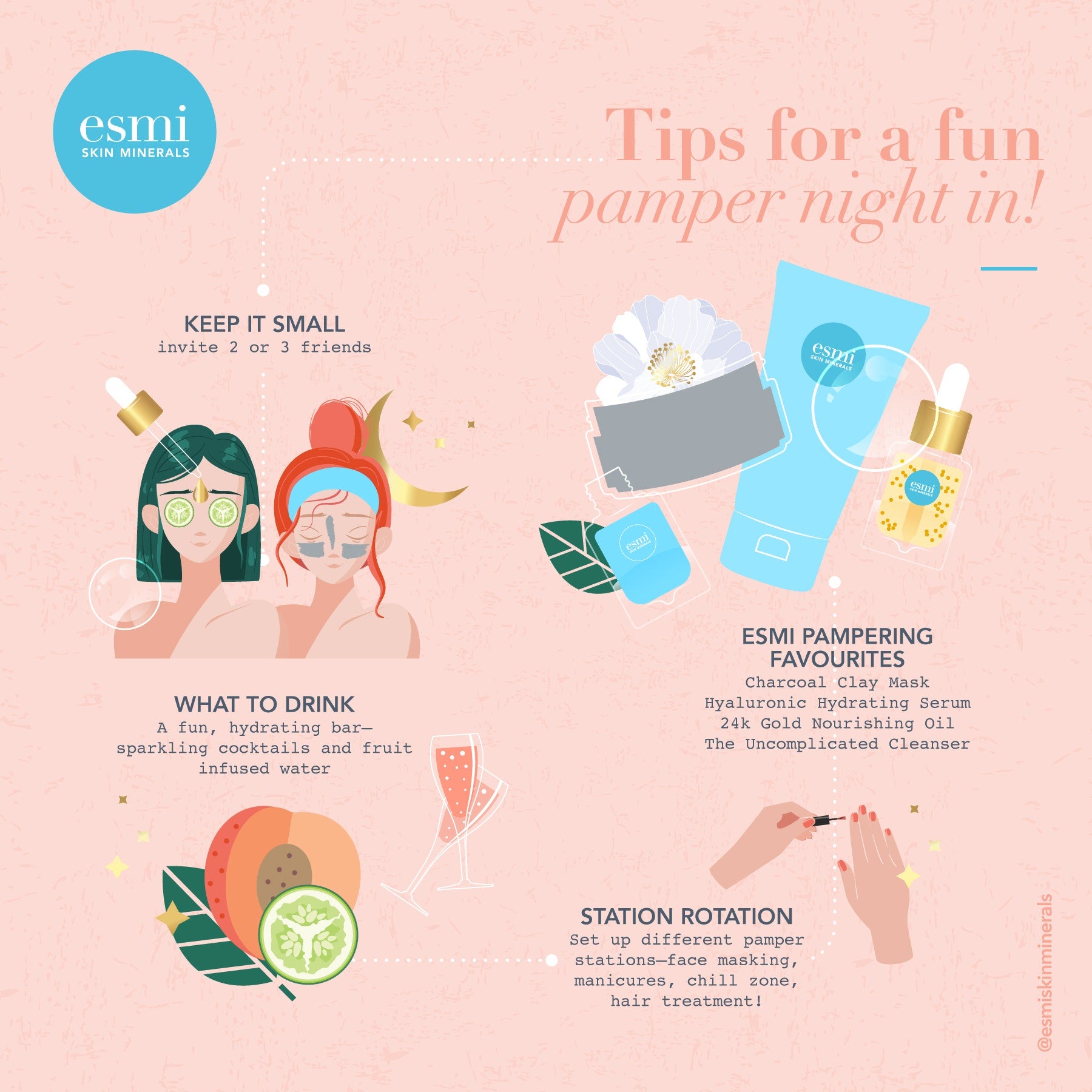 what is a pamper routine