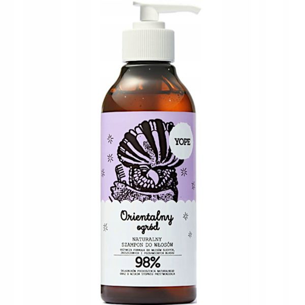 yope naturalny szampon do włosów orientalny ogród 300 ml skład