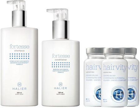 zestaw halier szampon i odżywka fortesse hairvity serum fortesse gratis