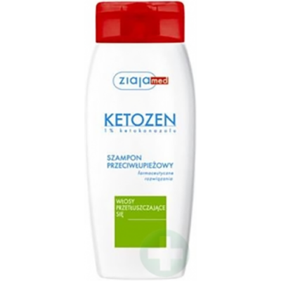 ziaja szampon ketozen przeciwłupieżowy włosy przetłuszczające 150 ml
